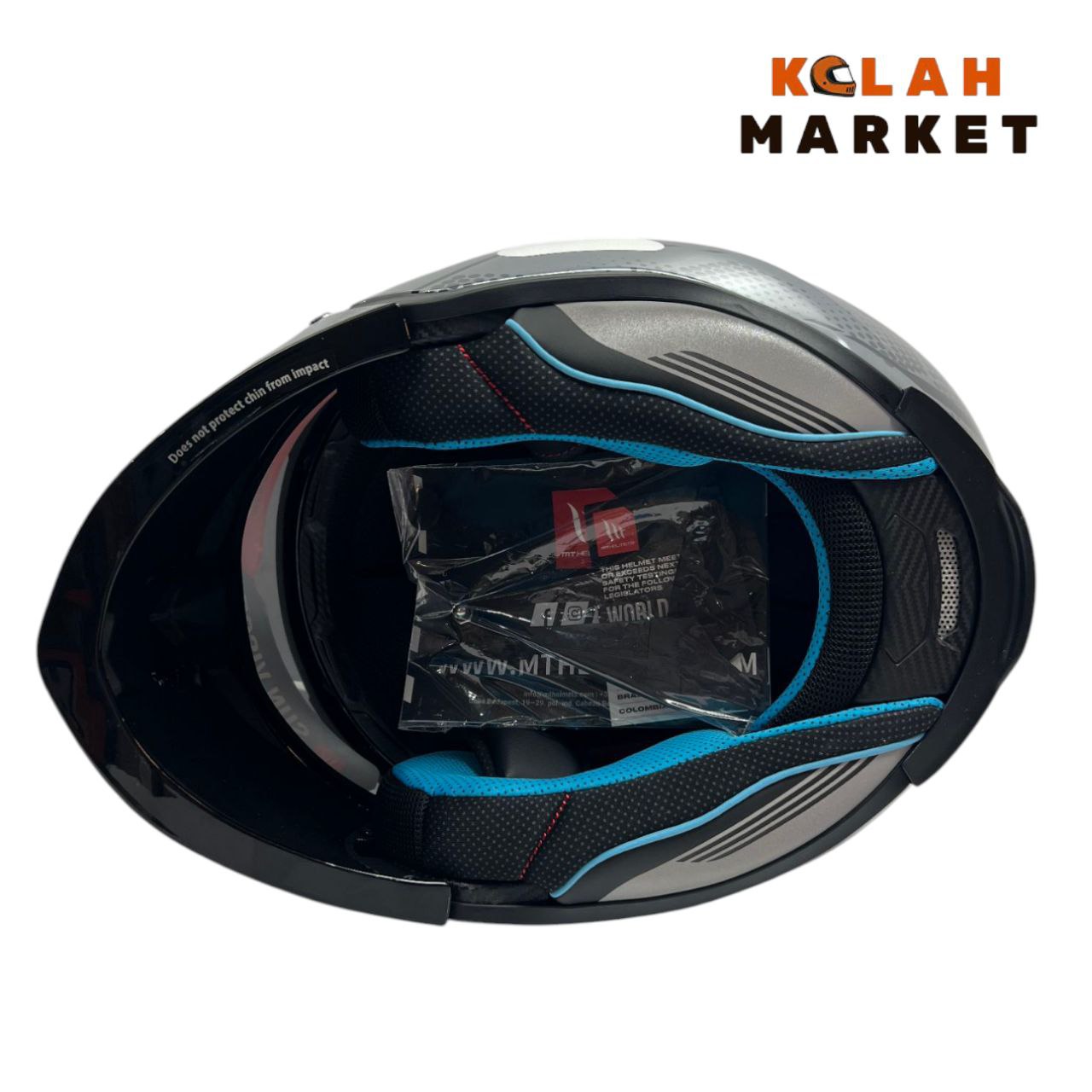 کلاه کاسکت استریت فایتر mt ام تی طوسی براق - Image 4