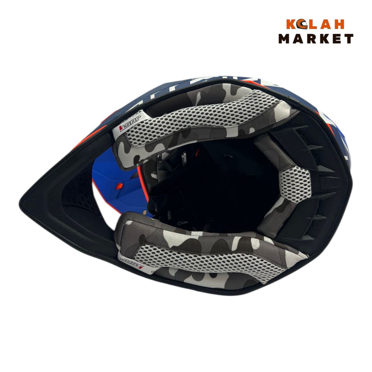 کلاه کاسکت کراسی جاست وان just1 j39 سوزمه ای نارنجی - Image 4