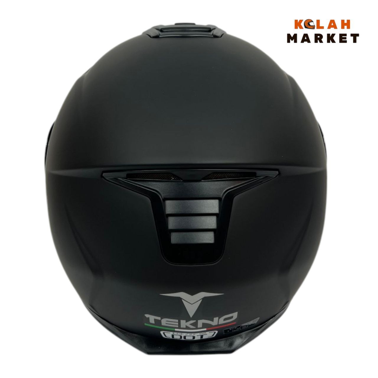 کلاه کاسکت فک متحرک تکنو Tekno مشکی مات - Image 2