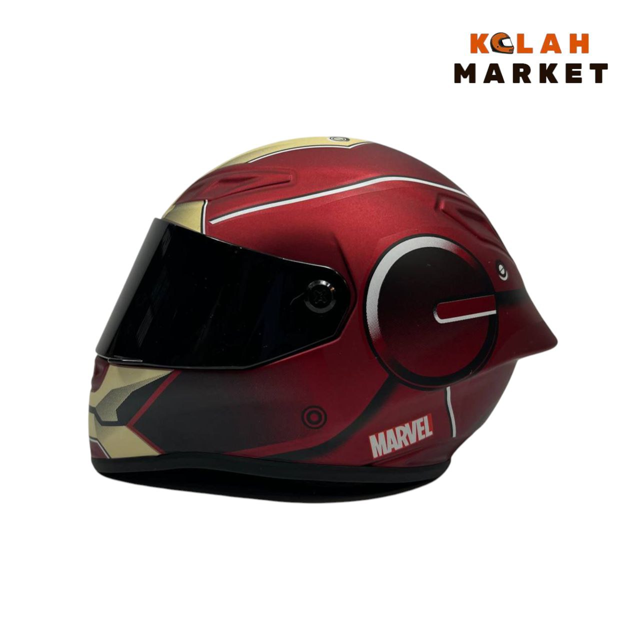 ماکت کلاه کاسکت طرح iron man قرمز