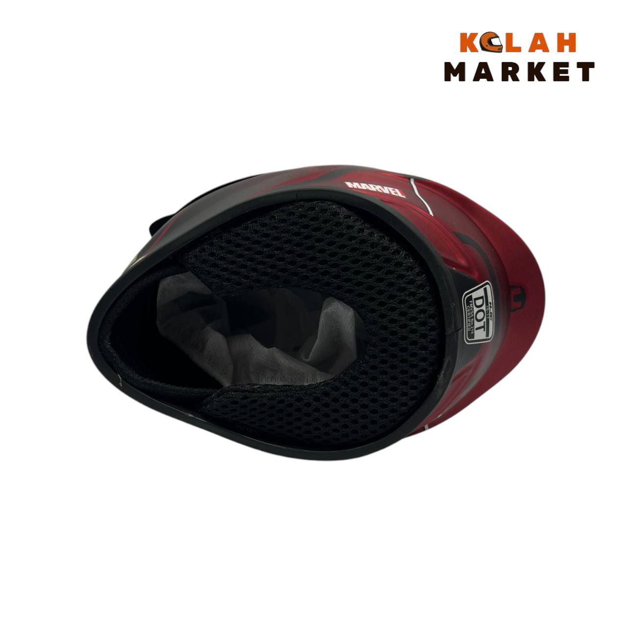 ماکت کلاه کاسکت طرح iron man قرمز - Image 2