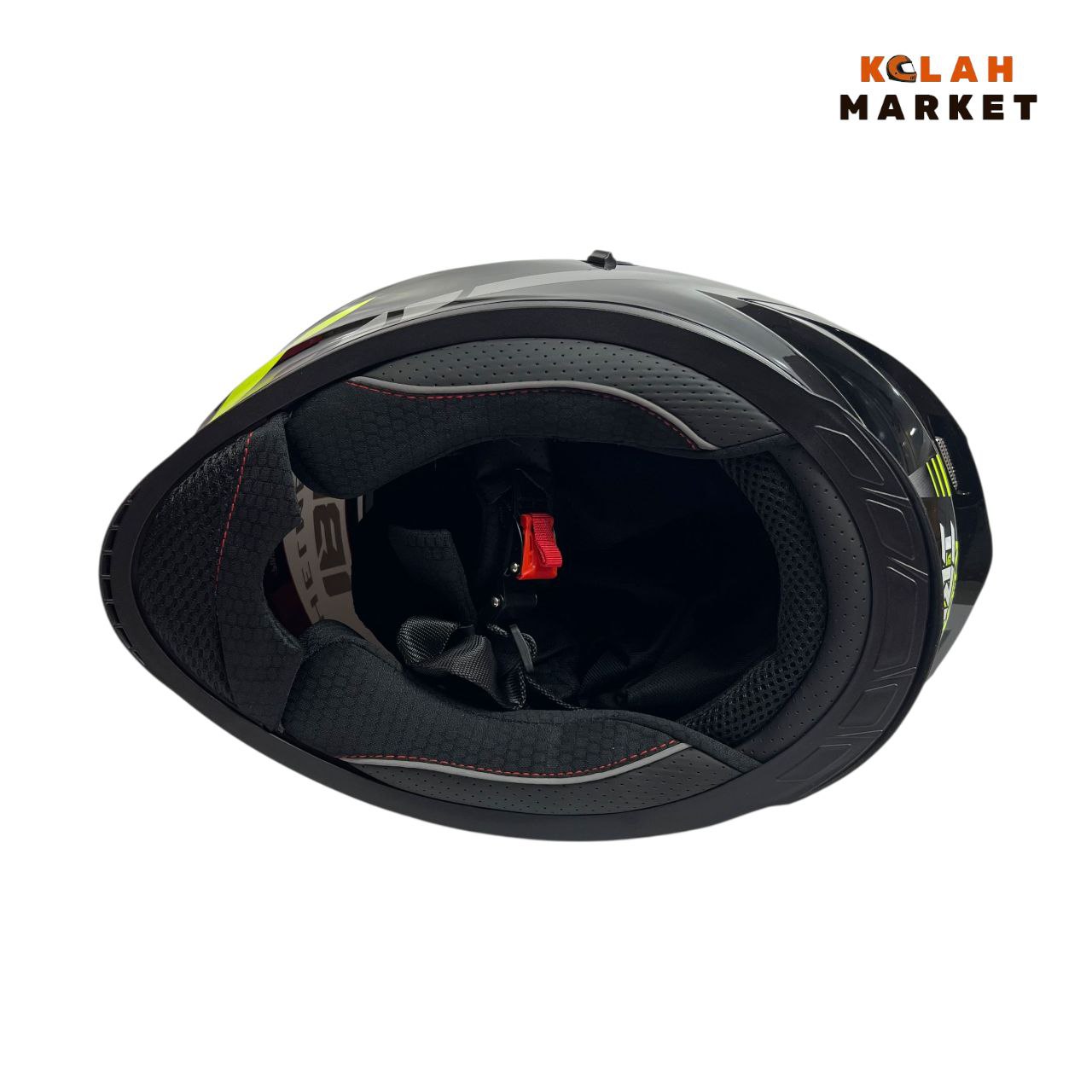 کلاه کاسکت خرگوشی ibk مشکی فسفری - Image 4