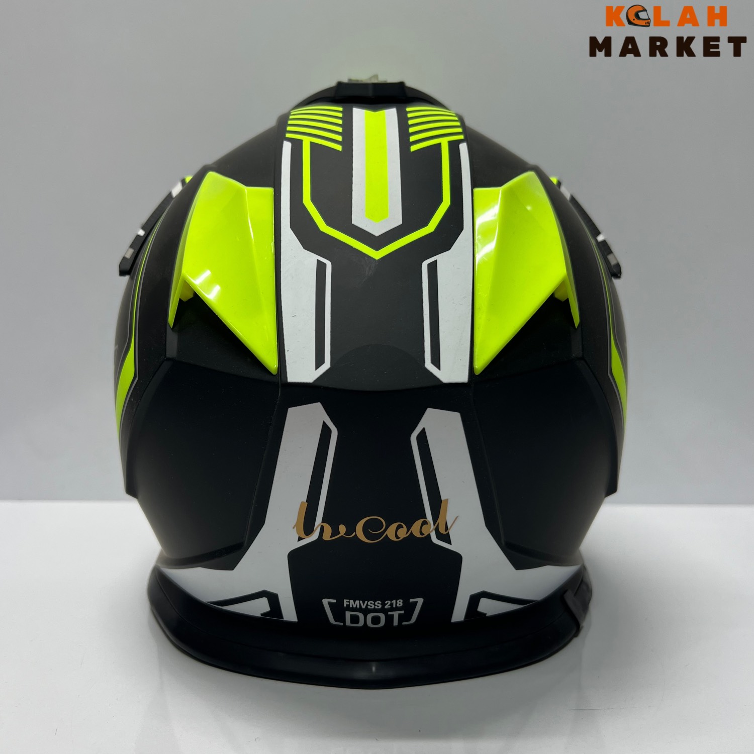 کلاه کاسکت کراسی ال وی کول LVCOOL مشکی فسفری - Image 4